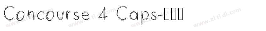 Concourse 4 Caps字体转换